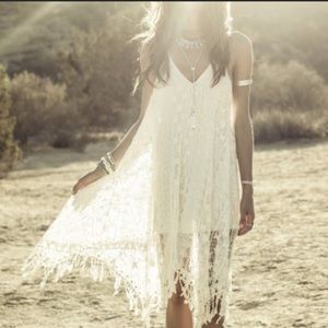 Ann Sui for O’Neill lace halter dress